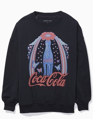Женские худи American Eagle AE Oversized Coca Cola Graphic Sweatshirt — фото 3