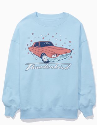 Женские худи American Eagle AE Oversized Thunderbird Graphic Sweatshirt — фото 3