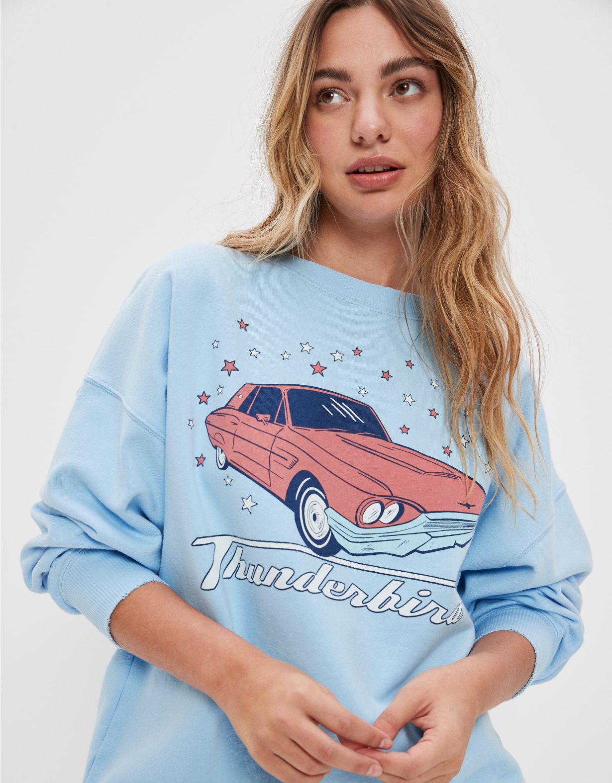 AE Oversized Thunderbird Graphic Sweatshirt