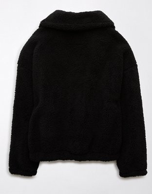 Женские худи American Eagle AE Zip-Up Bear Hug Sherpa Sweatshirt — фото 5