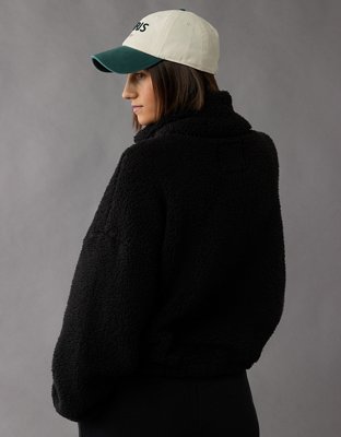 Женские худи American Eagle AE Zip-Up Bear Hug Sherpa Sweatshirt — фото 4