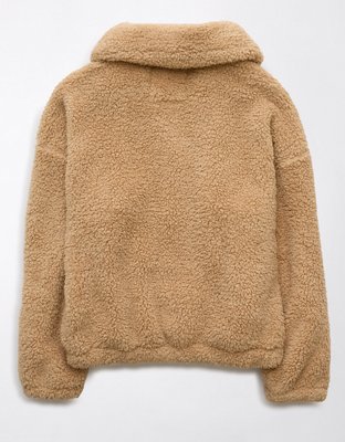 AE Zip-Up Bear Hug Sherpa Sweatshirt