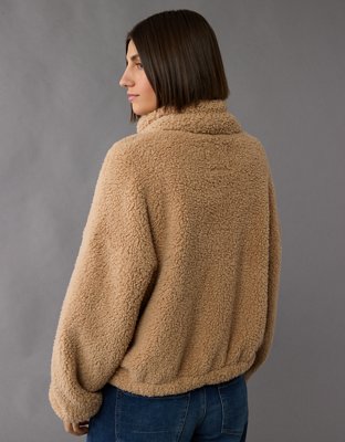 AE Zip-Up Bear Hug Sherpa Sweatshirt