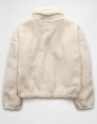 AE Zip-Up Bear Hug Sherpa Sweatshirt