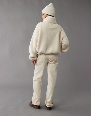 AE Zip-Up Bear Hug Sherpa Sweatshirt