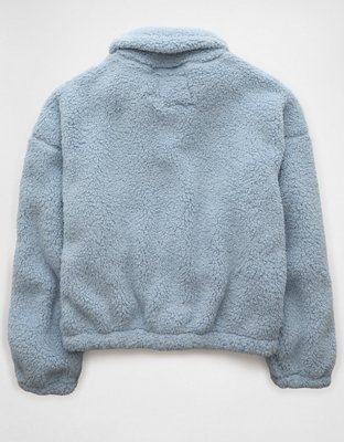 AE Zip-Up Bear Hug Sherpa Sweatshirt