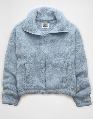 AE Zip-Up Bear Hug Sherpa Sweatshirt