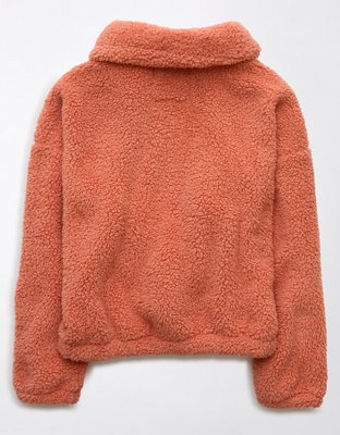 AE Zip-Up Bear Hug Sherpa Sweatshirt