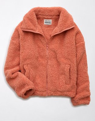 AE Zip-Up Bear Hug Sherpa Sweatshirt