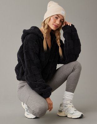 Aerie sherpa outlet hoodie