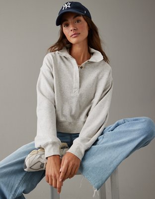 Collared pullover online sweatshirt