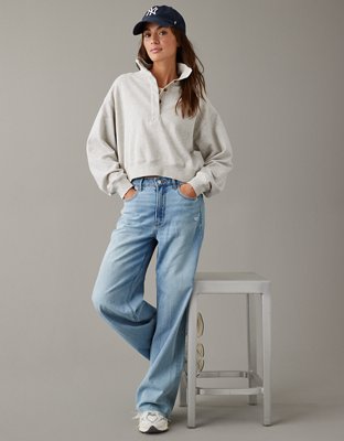 Женские худи American Eagle AE Collared Sweatshirt — фото 5