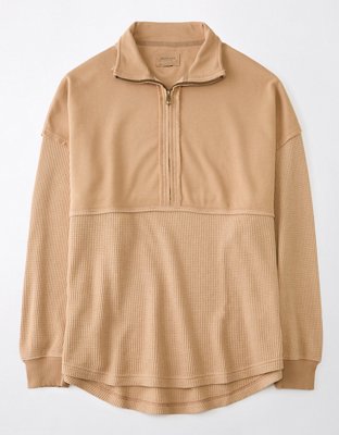 AE Cropped Quarter-Zip Sweatshirt