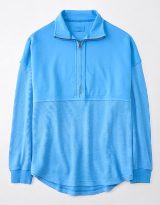 Aerie oversized outlet quarter zip sweatshirt