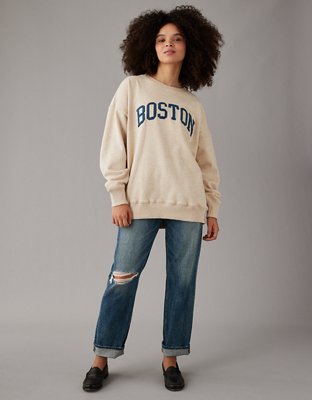 Женские худи American Eagle AE Oversized Boston Graphic Sweatshirt — фото 5