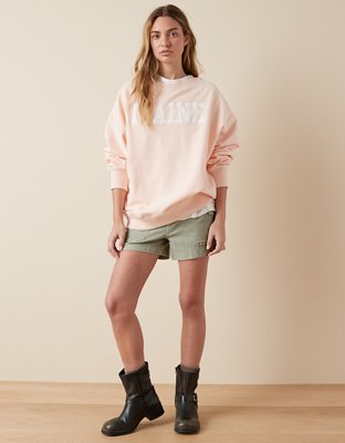 Женские худи American Eagle AE Oversized Maine Graphic Sweatshirt — фото 5