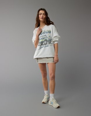 Женские худи American Eagle AE Oversized Bronco Graphic Sweatshirt — фото 3