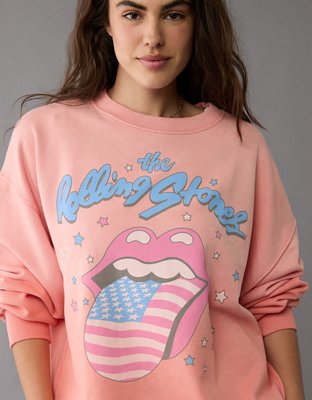 AE Oversized Rolling Stones Graphic Sweatshirt