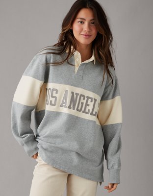 AE Oversized Los Angeles Polo Fleece Sweatshirt