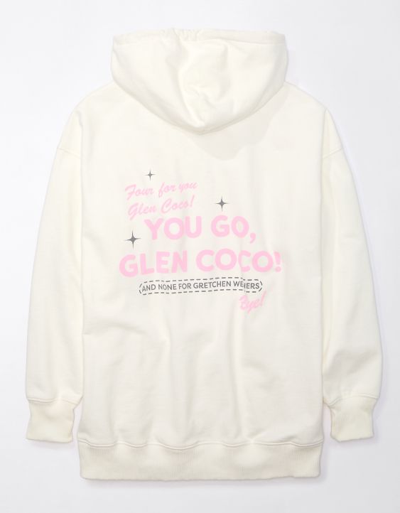 AE x Mean Girls Oversized Zip-Up Glen Coco Hoodie