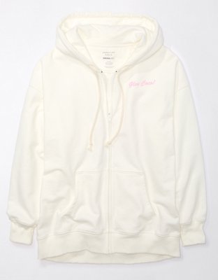 Oversize zip-up hoodie - Basics - Women