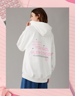 AE x Mean Girls Oversized Zip-Up Glen Coco Hoodie