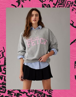 AE x Mean Girls Sweatshirt con Cuello Redondo Fetch