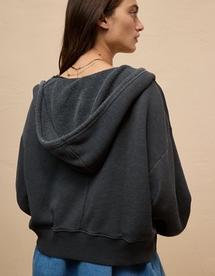 Женские худи American Eagle AE Zip-Up Fleece — фото 4