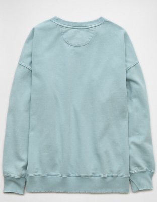 AE Oversized Graphic Crew Neck Sweatshirt | American Eagle