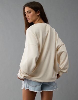 Женские худи American Eagle AE Oversized Graphic Crew Neck Sweatshirt — фото 2