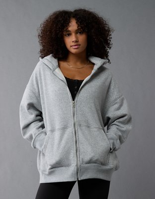 AE Everyday Luxe Zip-Up Hoodie