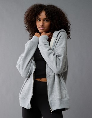 AE Everyday Luxe Zip-Up Hoodie