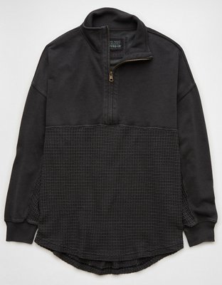Женские худи American Eagle AE Oversized Half-Zip Sweatshirt — фото 3