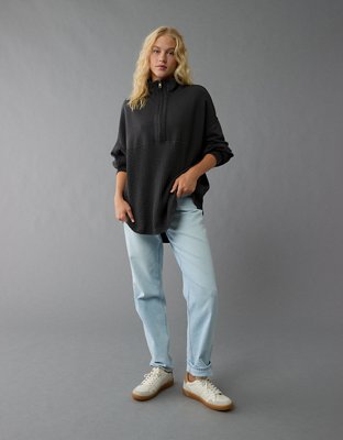 AE Oversized Half-Zip Sweatshirt