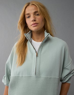 AE Oversized Half-Zip Sweatshirt