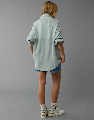 AE Oversized Half-Zip Sweatshirt