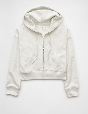 AE Everyday Luxe Zip-Up Hoodie