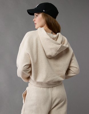 Chandail à capuchon à glissière luxe de tous les jours AE