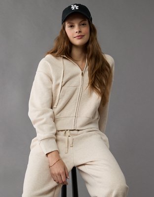 AE Everyday Luxe Zip-Up Hoodie