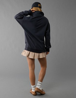 Женские худи American Eagle AE Washed Fleece Polo Sweatshirt — фото 4