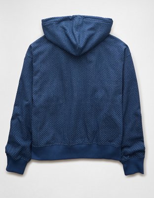 AE x Aerie Match Made Denim Zip-Up Hoodie