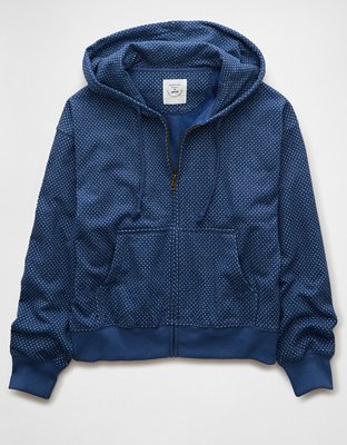 AE x Aerie Match Made In Denim Zip-Up Hoodie