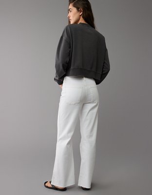 Женские худи American Eagle AE Big Hug Cropped Crew Neck Sweatshirt — фото 3