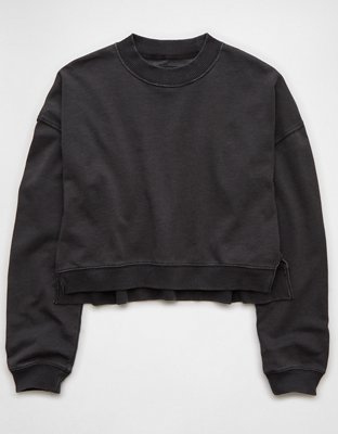 Женские худи American Eagle AE Big Hug Cropped Crew Neck Sweatshirt — фото 5
