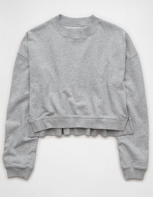 AE Big Hug Cropped Crew Neck Sweatshirt