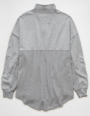 AE Oversized Half-Zip Sweatshirt