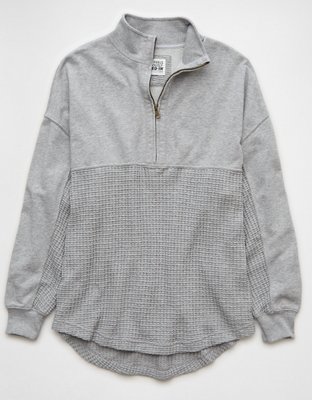 AE Oversized Half-Zip Sweatshirt