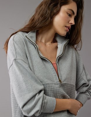 AE Oversized Half-Zip Sweatshirt