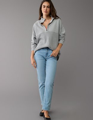 AE Oversized Half-Zip Sweatshirt