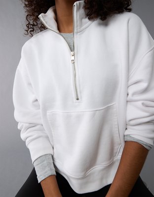 AE Everyday Luxe Quarter-Zip Sweatshirt